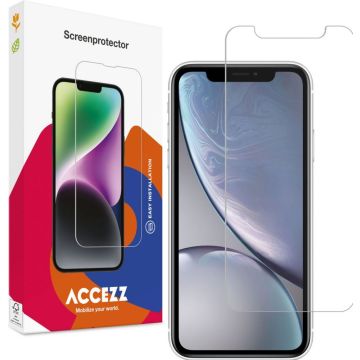 Accezz Gehard Glas Screenprotector iPhone 12 (Pro) / 11 / Xr