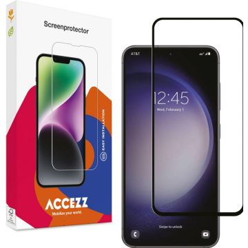 Accezz Gehard Glas Full Cover Screenprotector Samsung Galaxy A54 (5G) / S23 FE