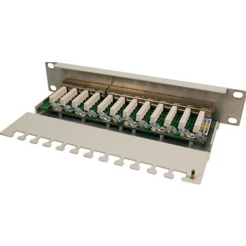 Patchpanel LogiLink 12-Port RJ45 10"" Cat6 afgeschermd