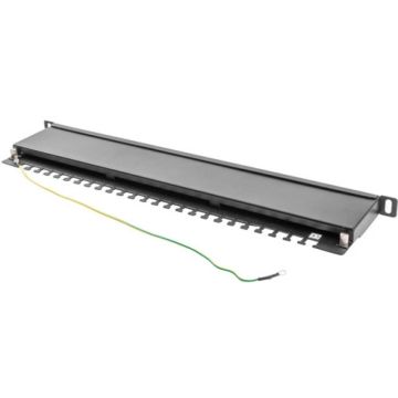 LANBERG ICT Patch Panel 24 ANSCHLUSS 0.5U 19ô KAT.5E FTP