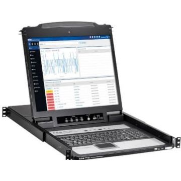 Eaton 16Port IP KVM with 19" LCD Console, German version