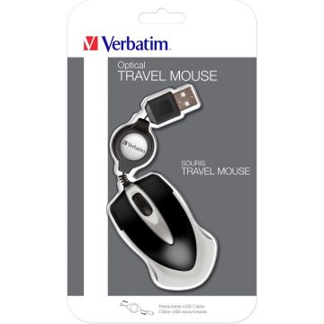 Verbatim Go Mini Optical Travel Mouse - Muis