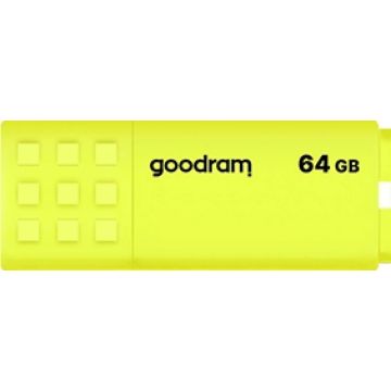 Goodram UME2-0640Y0R1 USB flash drive 64 GB USB Type-A 2.0 Geel New