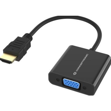 Conceptronic ABBY20B - HDMI naar VGA adapter