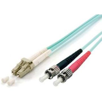 Equip 255211 Fibre Optic Patchc. LC/ST 50/125μ 1,0m turquoise, LSOH, OM3