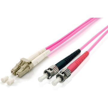 Equip 255543 Fiber Optic Patch Cord HF LC/ST 50/125u, 3m