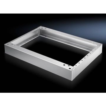 socket Rittal komplett 100mm voor Standpulte Edelstahl
