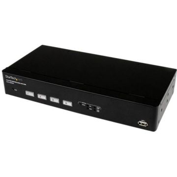 StarTech.com 4-poorts USB VGA KVM-schakelaar met DDM-snelschakeltechnologie en kabels - KVM  USB switch