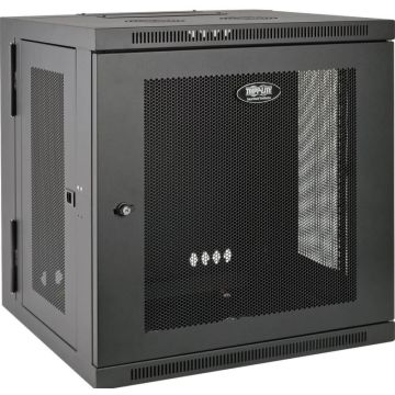 Eaton Tripp Lite Series 10U Wall Mount Rack Enclosure Server Cabinet Hinged w Door & Sides - Rack kast