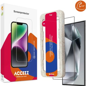 Accezz Triple Strong Full Cover Glas Screenprotector met applicator Samsung Galaxy S24 Ultra - Transparant