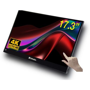 Verbatim  PMT-17 - 17.3" Portable 4K-monitor