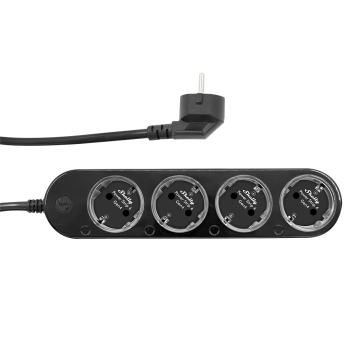 Shelly Power Strip 4 Gen4 Black - Slimme Stekkerdoos