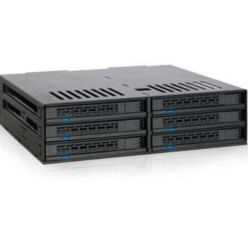 Backplane IcyDock 6x6,3cm SATAI-III/SSD/SAS MB326SP-B