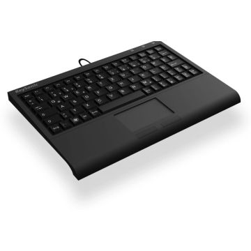 Keyboard USB RaidSonic ACK-3410 DE black Mini