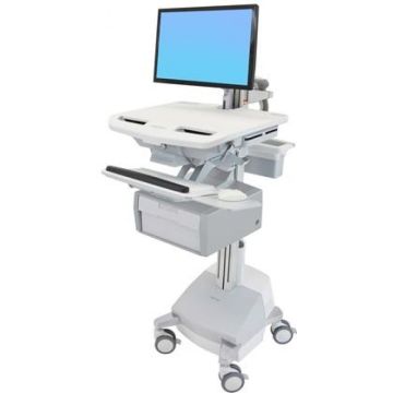 Ergotron StyleView Cart with LCD Arm, SLA Powered, 1 Tall Drawer - Wagen