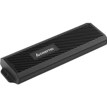 SSD Chieftec M.2 PCIe NVMe/S-ata SSD Enclosure Tool-Less