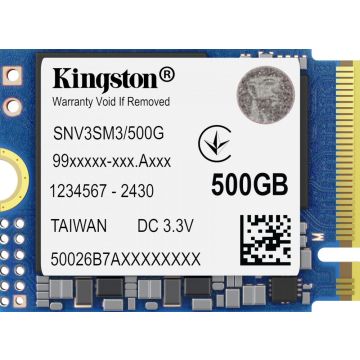 Kingston NV3 500GB  – SSD - M.2 2230 – PCI Express 4.0 x4