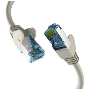 EFB RJ45 PATCHKABEL met CAT7 ROHKABEL GRAU 0,15m