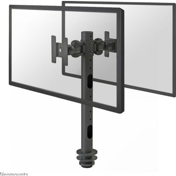 Neomounts FPMA-D050DBLACK - bureausteun bladdoorvoer  voor 2 monitoren