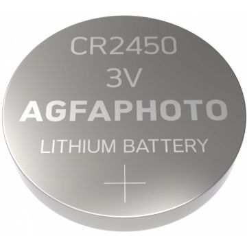 AgfaPhoto batterij knoopcel CR2450 3V Extreme Lithium 5St.