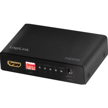 Adap Logilink HDMI splitter 1x4-Port 6.0 GBps
