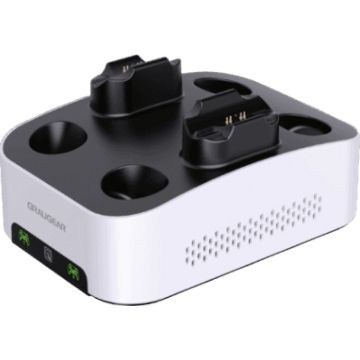 GRAUGEAR Gaming Festplattenge. USB-C m. Dual Laadstation PS5