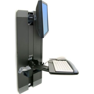 Ergotron StyleView - Bevestigingskit (muurmontage, toetsenbordarm, polssteun, muisetui, paneel verticale lift)