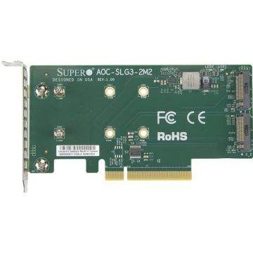 Supermicro SLG3-2M2-O - PCI Express-kaart