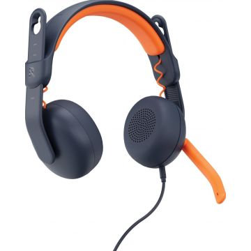 Logitech Zone Learn On-Ear Wired Headset for Learners, USB-A - Koptelefoon met micro