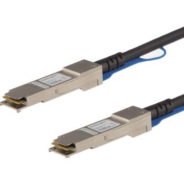 StarTech.com Cisco QSFP-H40G-ACU5M Compatible 5m 40G QSFP+ to QSFP+ Direct Attach Cable Twinax, 40GbE QSFP+ Copper DAC 40 Gbps Low Power Active Transceiver Module DAC Firepower ASR1000 - Lifetime Warranty (QSFPH40GACU5)