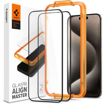 Spigen GLAS.tR AlignMaster - Schermbeschermer voor mobiele telefoon