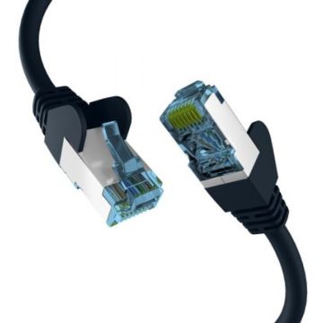 EFB RJ45 PATCHKABEL met CAT7 ROHKABEL SCHWARZ 2m