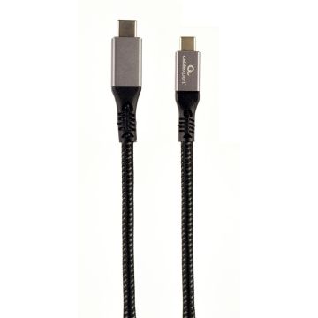 gembird Premium geflochtenes USB 3.2 100 W Type C Kabel