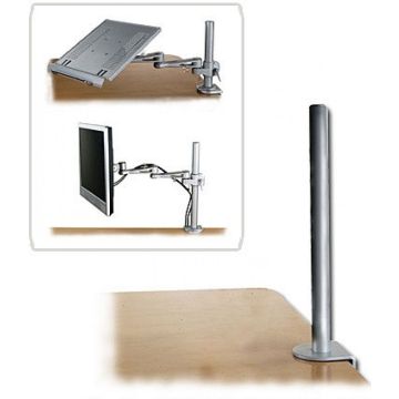 Lindy Desk Clamp Pole - Bevestigingscomponent (C-klem, montagepool)