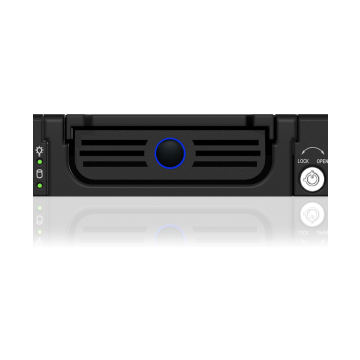 ICY BOX IB-138SK-B-II - Aluminium mobile rack voor SATA HDDs