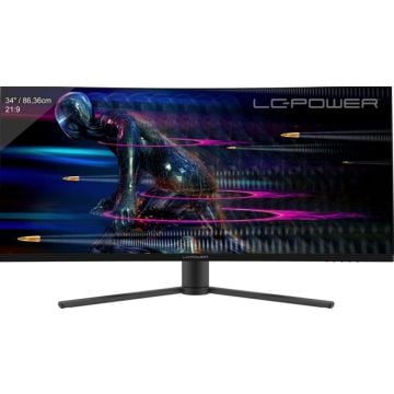 LC-Power 86,36cm (34"") LC-M34-UWQHD-165-C VA+DP+HDMI