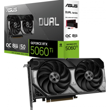 ASUS DUAL RTX 5060 Ti 8GB OC Edition - Videokaart