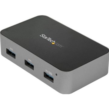StarTech.com 4-poorts USB-C hub USB 3.1 Gen2 (10 Gbps) naar 4x USB-A - zelfgevoed incl universele voedingsadapter (HB31C4AS)