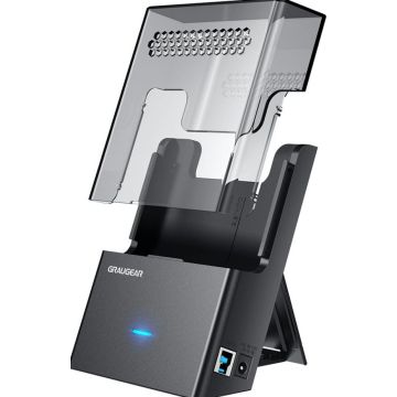 Graugear Dock-Gehäuse für 3,5""/2,5"" HDD/SSD, USB3.2 Gen1