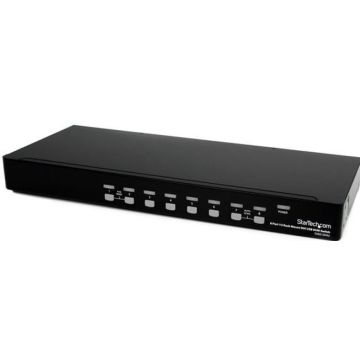 StarTech.com 8-poort 1U-Rack DVI USB KVM-switch - KVM-schakelaar
