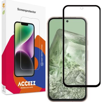 Accezz Gehard Glas Full Cover Screenprotector Google Pixel 8a - Transparant