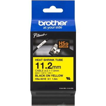 Brother HSe-631E - Zwart op geel