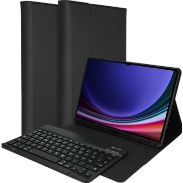 Accezz QWERTZ Bluetooth Keyboard Bookcase Samsung Galaxy Tab S9 11.0 inch