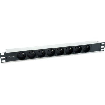 Equip Steckdosenleiste 19""(1HE)8fach CEE7/7 1,8m Kabl.(Fr)si