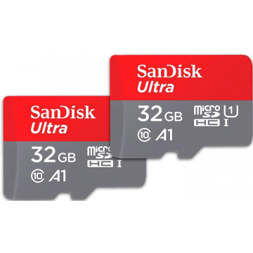 SanDisk Ultra MicroSDHC 32GB 2-Pack - Flashgeheugenkaart