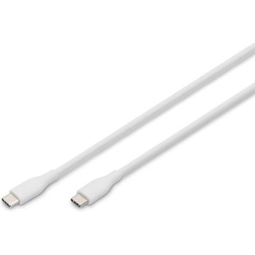 DIGITUS USB 2.0 aansluitkabel Type C -C Silicon St/St 1m w