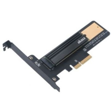 Akasa M.2 X4 PCI-E 3.0 Adapter Karte - schwarzes PCB