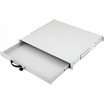 Equip schuiflade 19" voor Serverschränke 1U, afsluitbaar gr