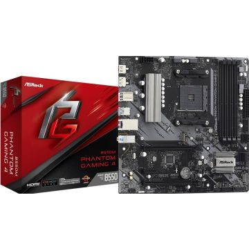 ASROCK B550M Phantom Gaming 4 - Moederbord