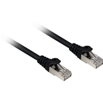 Sharkoon RJ45 CAT.6a SFTP LSOH bk 0,5m
